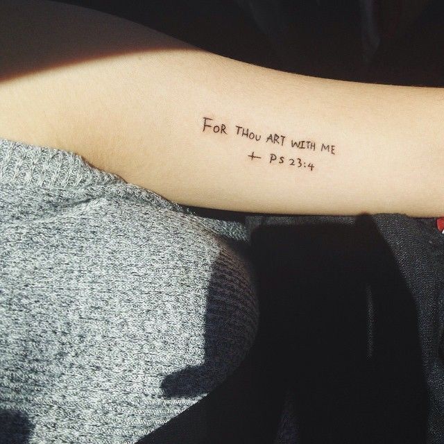 7 Inspiring Short Bible Verses for Women's Tattoos