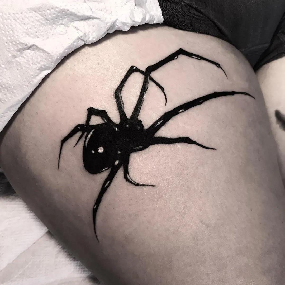 Work By Lucas Wagner Spider Tattoo Traditional Traditional Tattoo