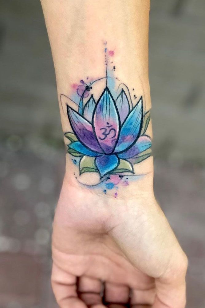 Wrist Lotus Flower Tattoo T L Charger