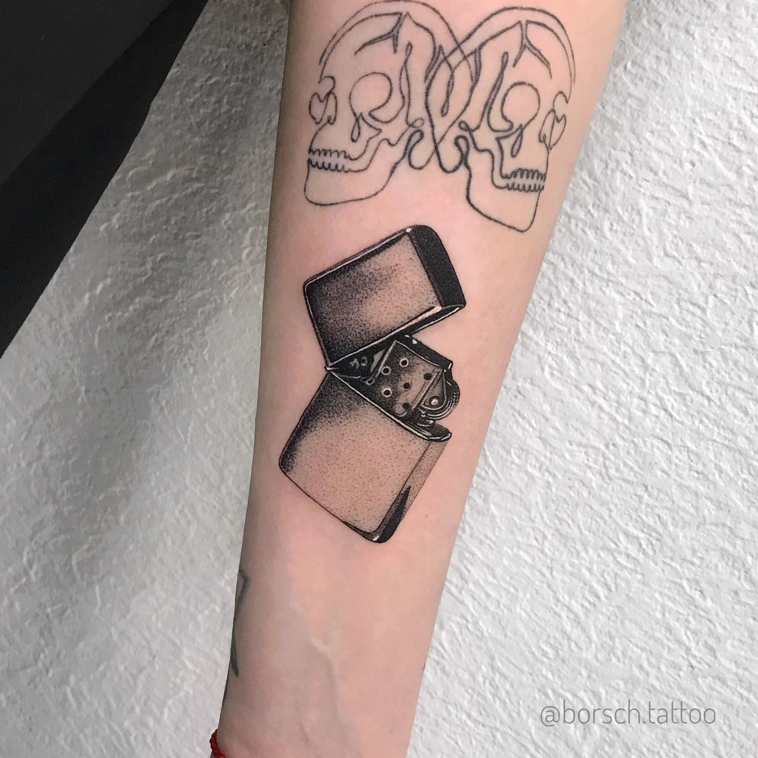 25 Unique Zippo Lighter Tattoo Designs Inspiration